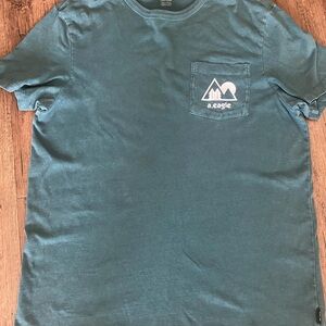 American Eagle Outfitters Teal Pocket Tee